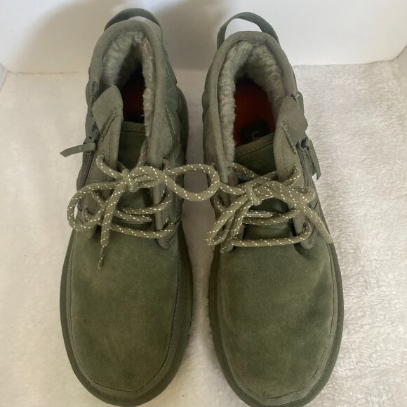 UGG Men\'s Neumel Zip Quilting Size 8 (Olive Green) main image 6